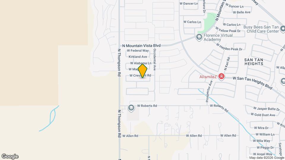 4420 W White Canyon Rd Mapa y Detalles de la Ubicación