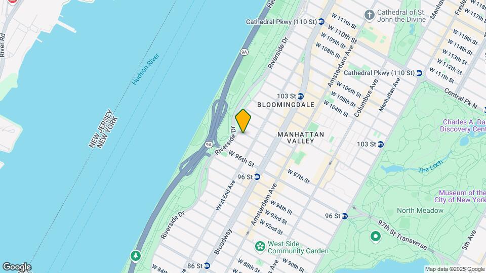 316 W 98th St Map and Location Details