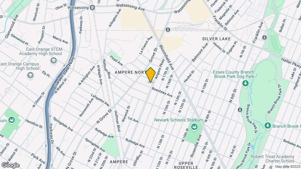 249 Ampere Pky, Unit 3rd floor Map and Location Details
