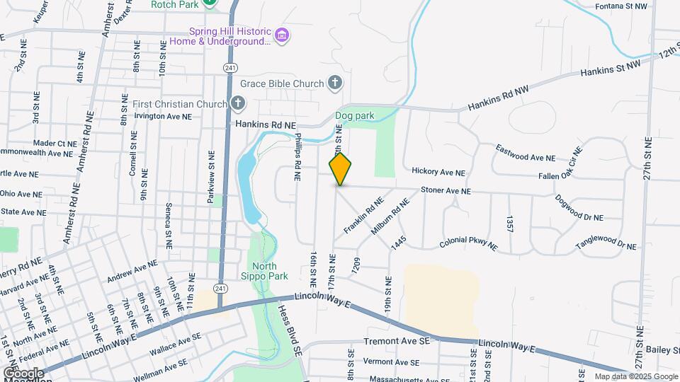 1706 Jefferson Rd NE Map and Location Details