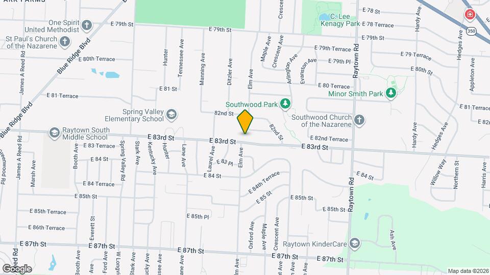 9300 E 83rd St Map and Location Details