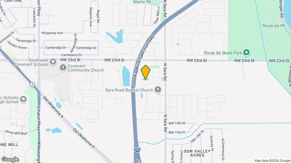 10721 NW 20th St Map and Location Details