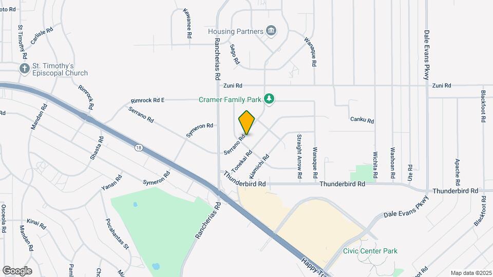 20189 Serrano Rd Map and Location Details