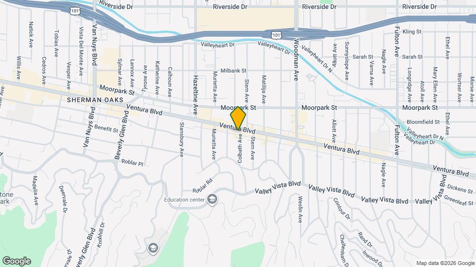 4277 Colbath Ave Map and Location Details