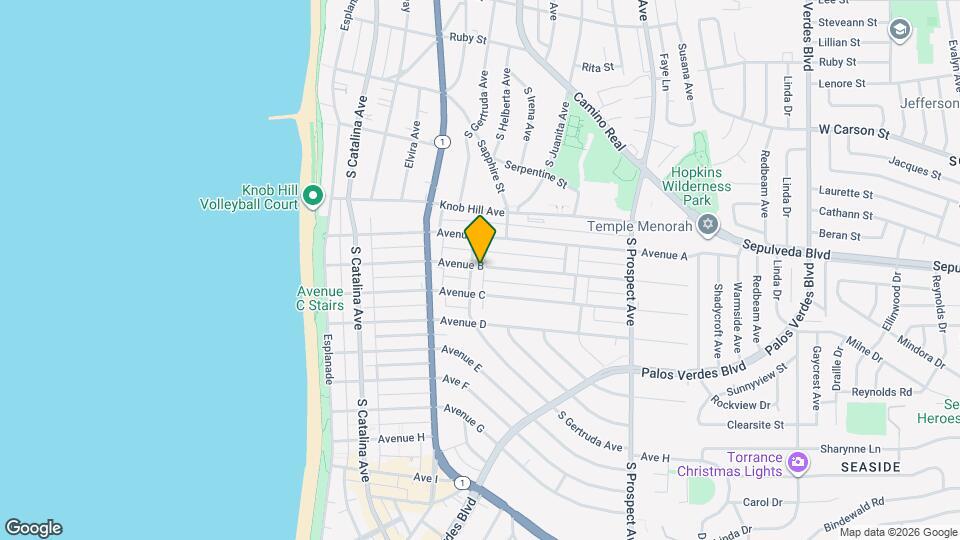 1000 S Juanita Ave Map and Location Details