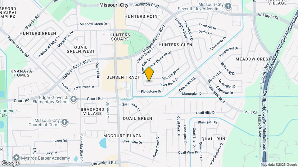 1406 River Rock Dr Map and Location Details