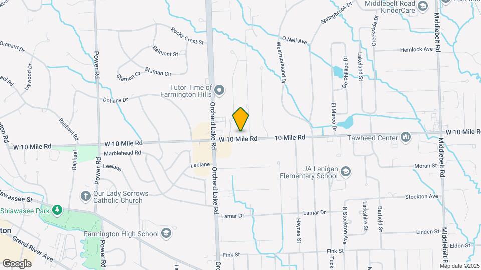 31136 W 10 Mile Rd Map and Location Details