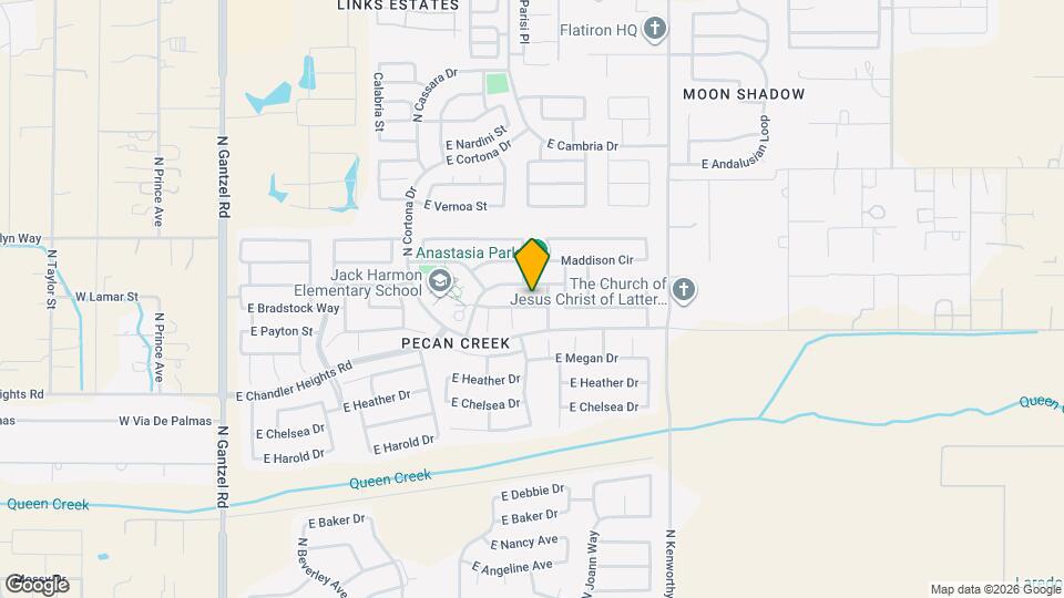 1342 E Bradstock Way Map and Location Details