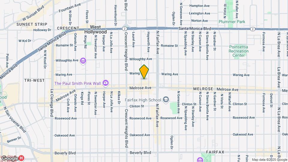 728 N Edinburgh Ave Map and Location Details