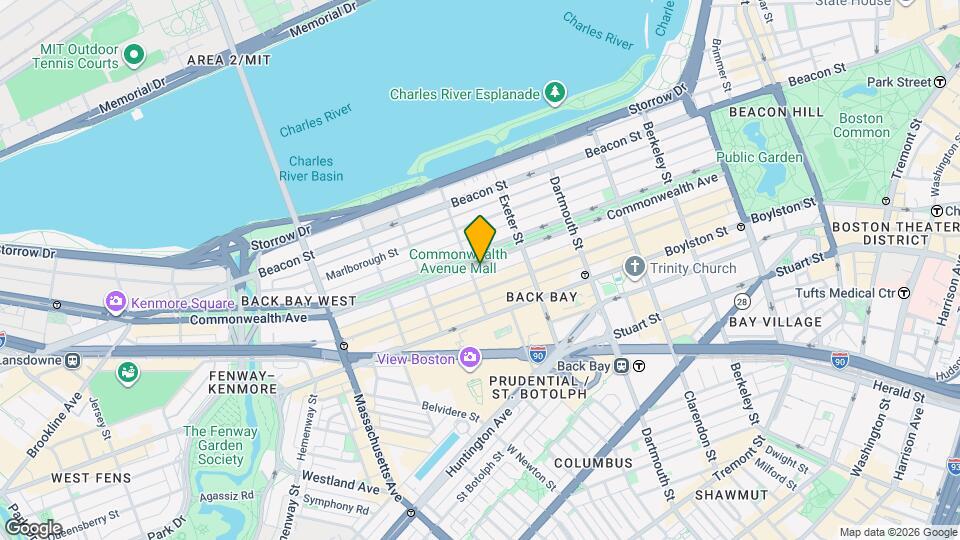 238 Commonwealth Ave, Unit 501 Map and Location Details