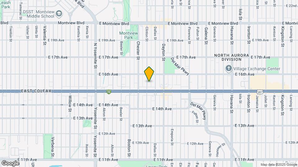 1538 Clinton St Map and Location Details