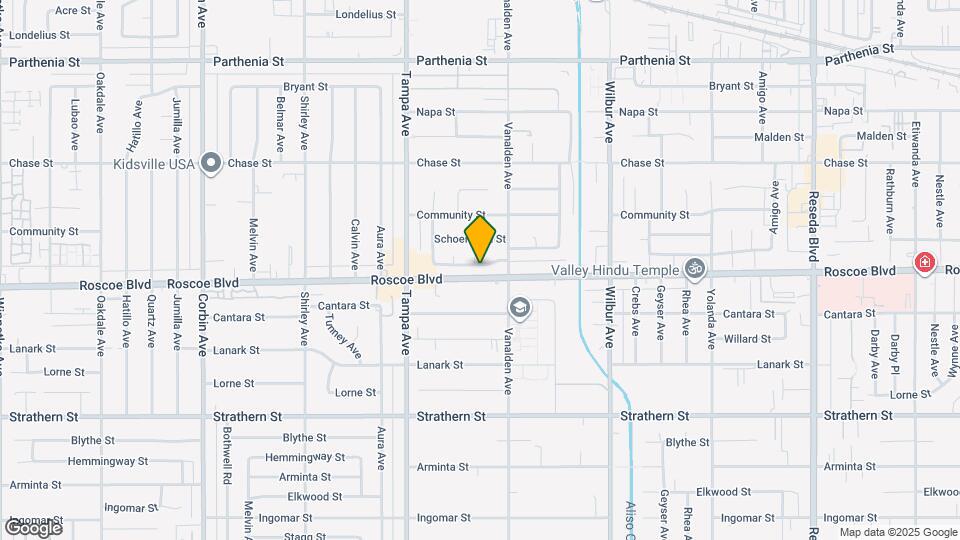 19132 Frankfort St Map and Location Details