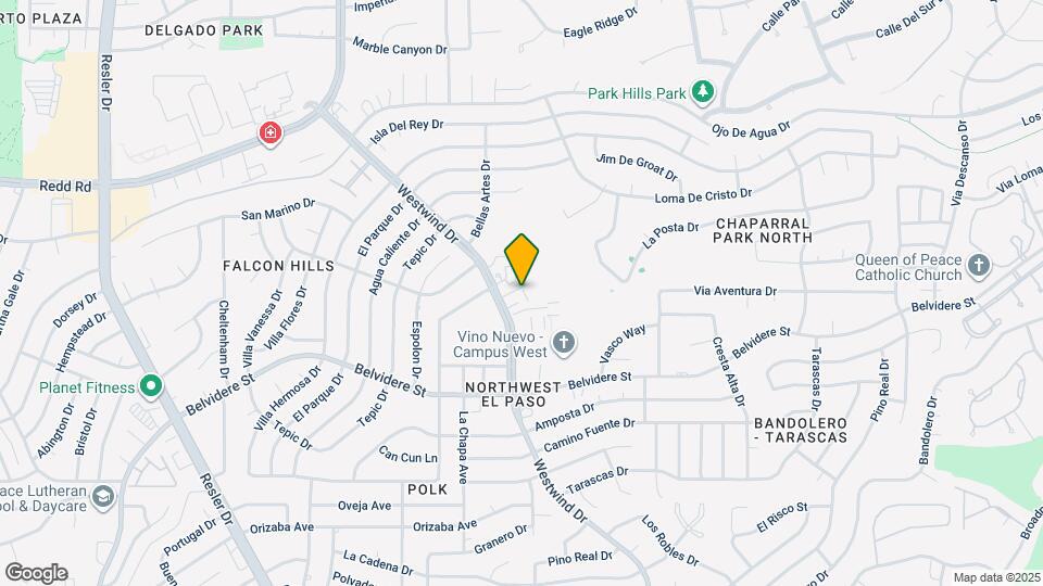 6673 Boulder Canyon Ln Map and Location Details