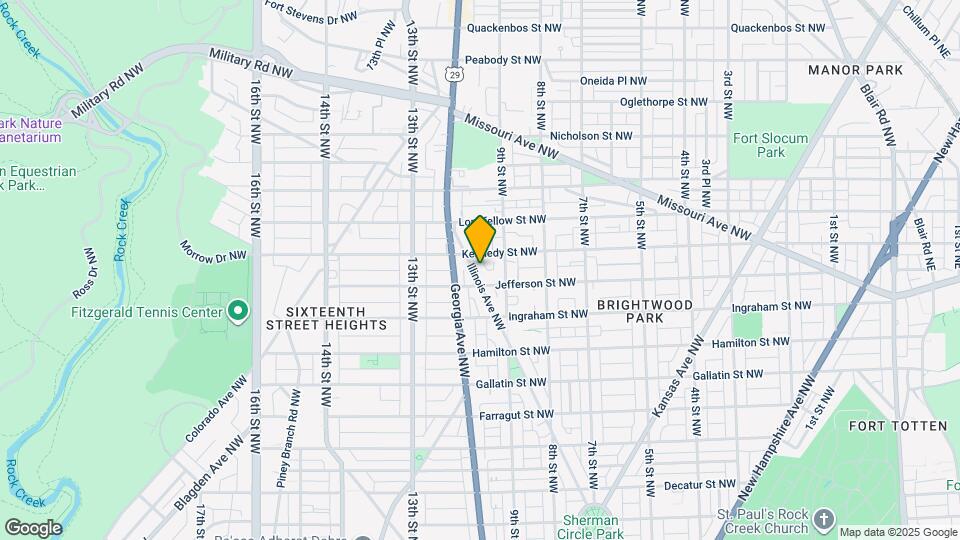 5415 Illinois Ave NW Map and Location Details