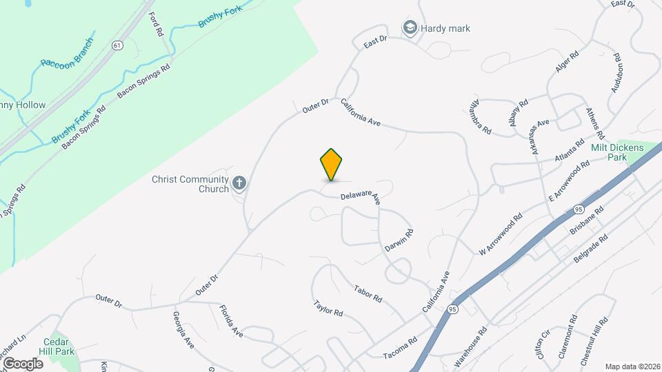 105 Dixie Ln Map and Location Details