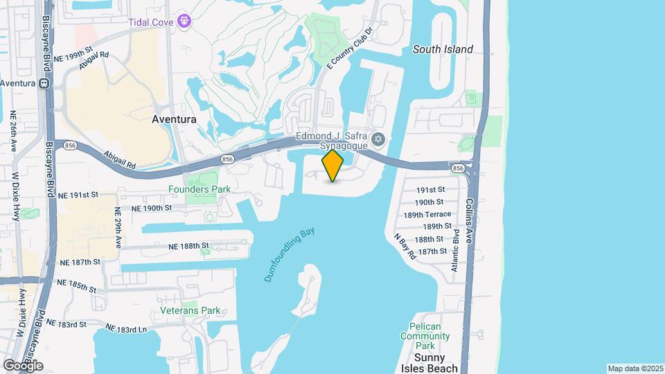 3600 Mystic Pointe Dr, Unit 3600 Map and Location Details