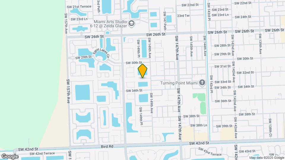 14964 SW 32nd Terrace Map and Location Details