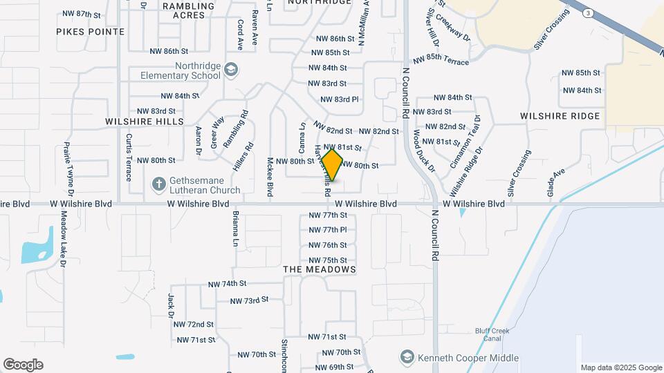 7908 Harvest Hills Rd Map and Location Details