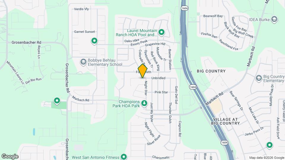 11358 Unbridled Map and Location Details