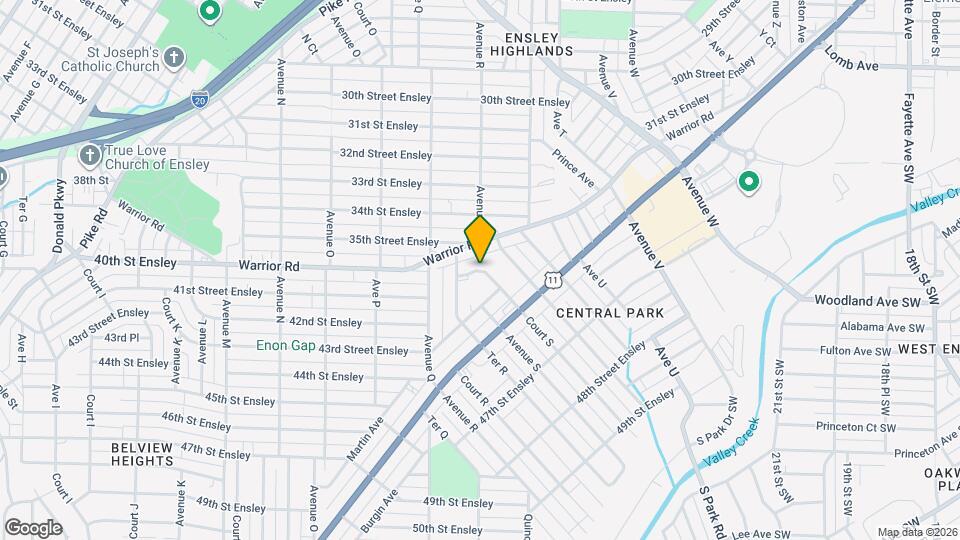 4121 Court S Map and Location Details