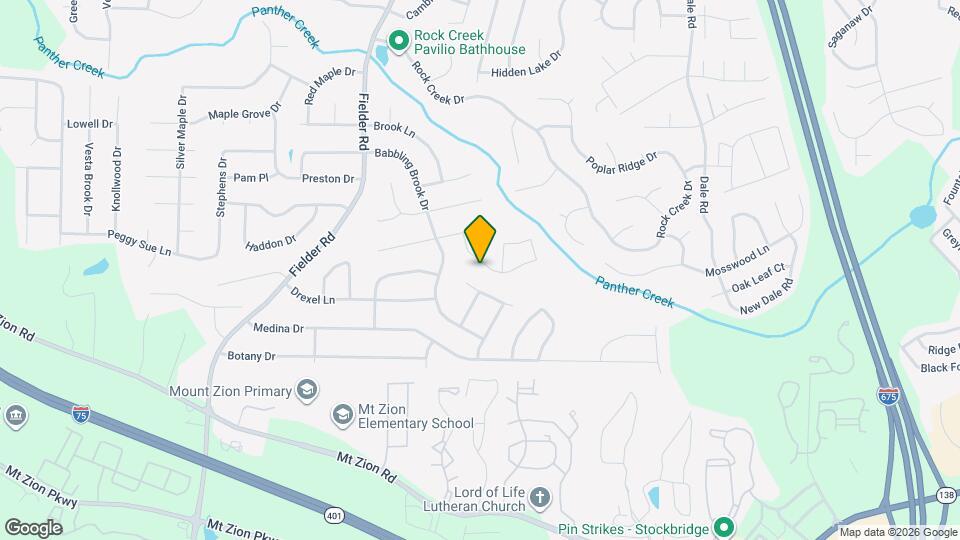 3161 Glen Hollow Dr Map and Location Details