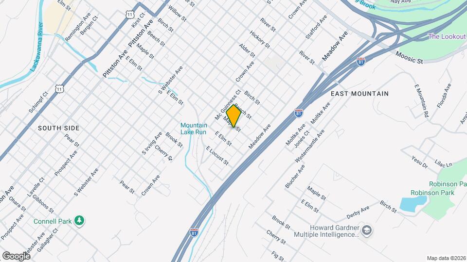 1007 Stafford Ave Map and Location Details