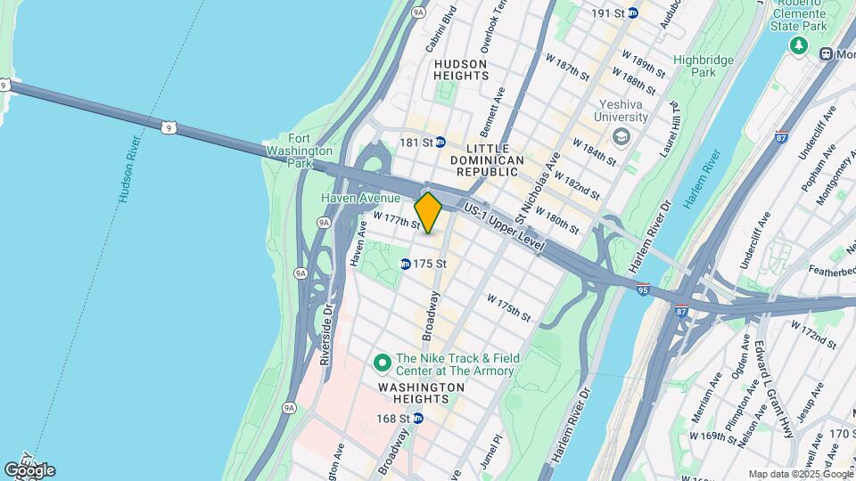 709 W 176th St-Unit -3D Map and Location Details