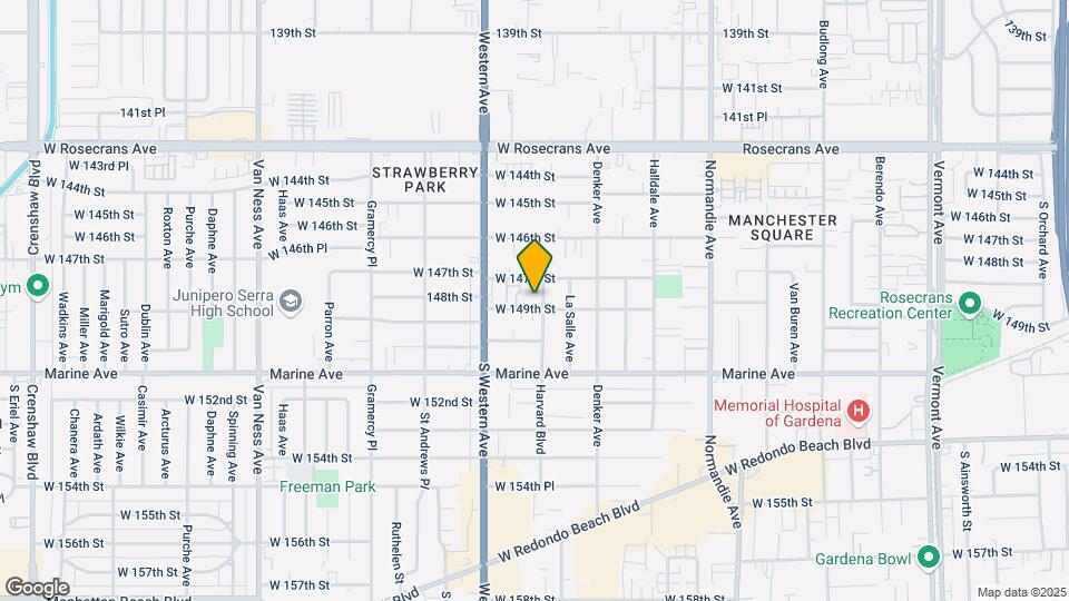 1707 W 149th St Map and Location Details
