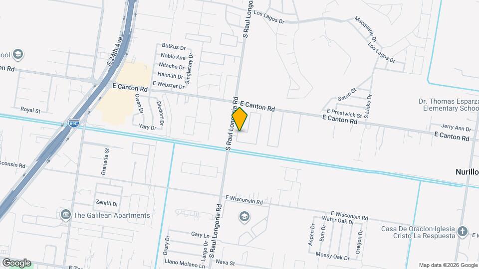 2504 Red Raider Ave Map and Location Details