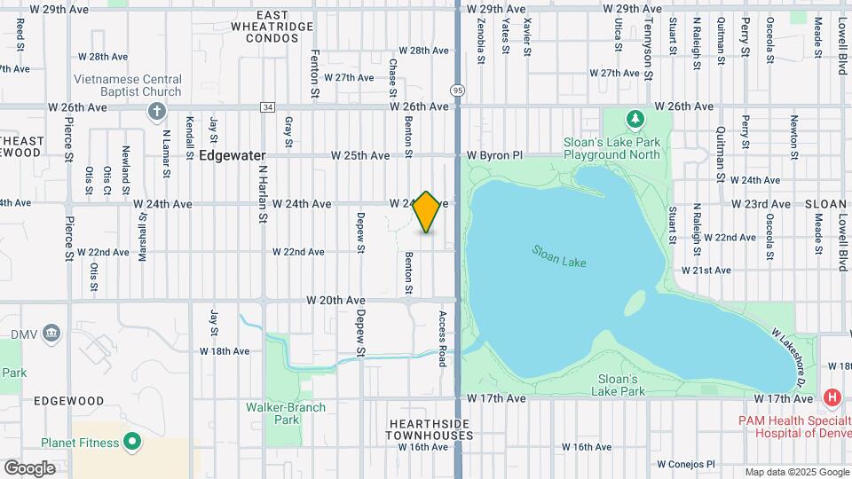 2225 Ames St Map and Location Details