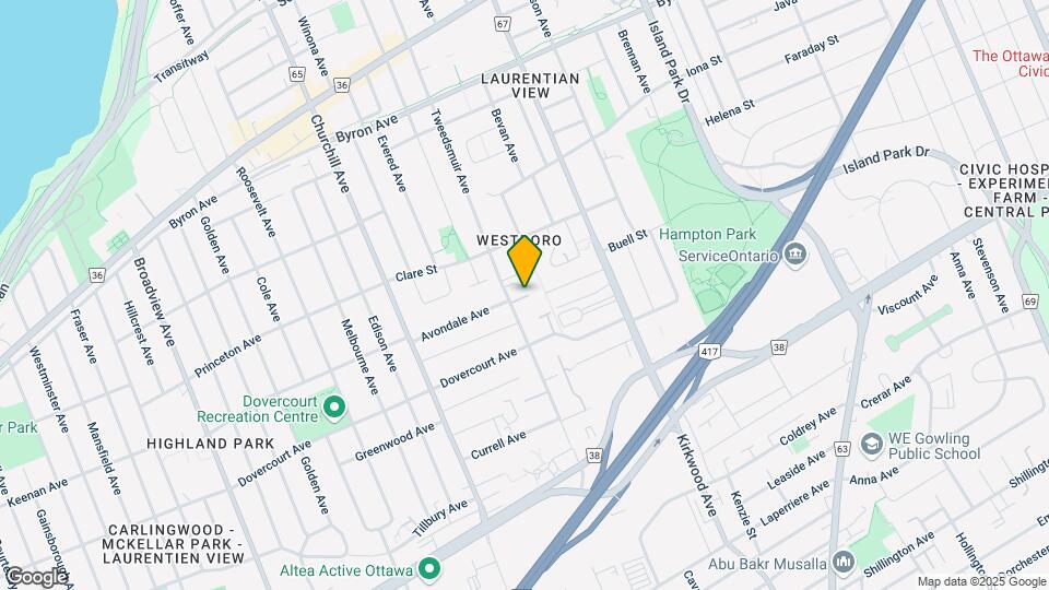 599 Tweedsmuir Av Map and Location Details