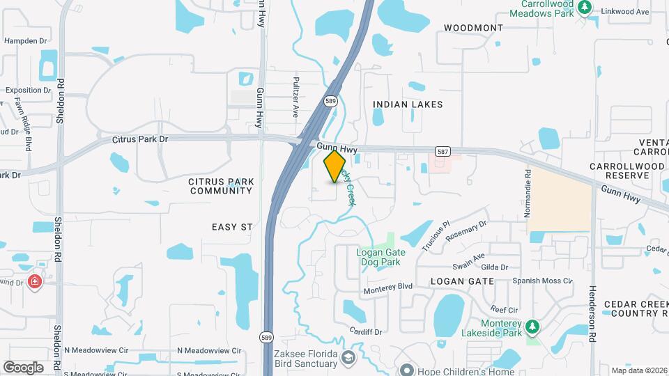 6827 Citrus Creek Ln Map and Location Details