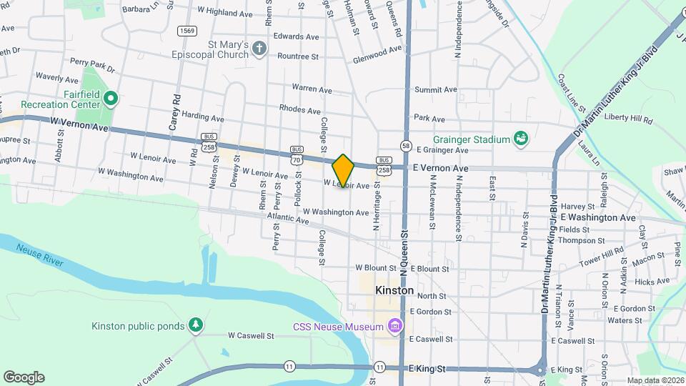 608 Mitchell St Map and Location Details