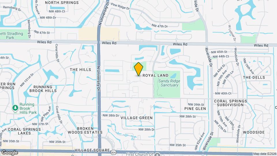 4279 NW 89th Ave, Unit Unit #106 Map and Location Details