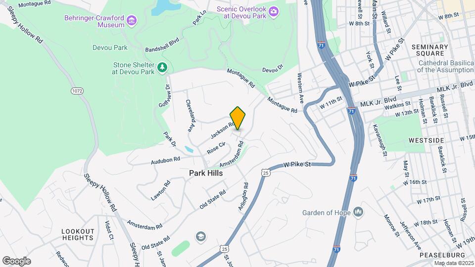 The Woods of Park Hills Mapa y Detalles de la Ubicación