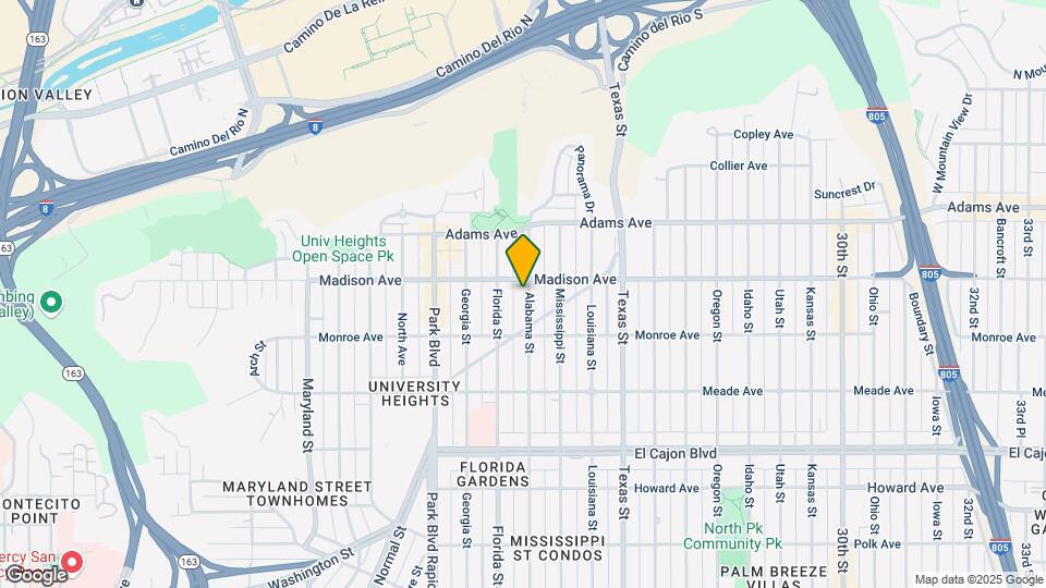 4560 Alabama St Map and Location Details