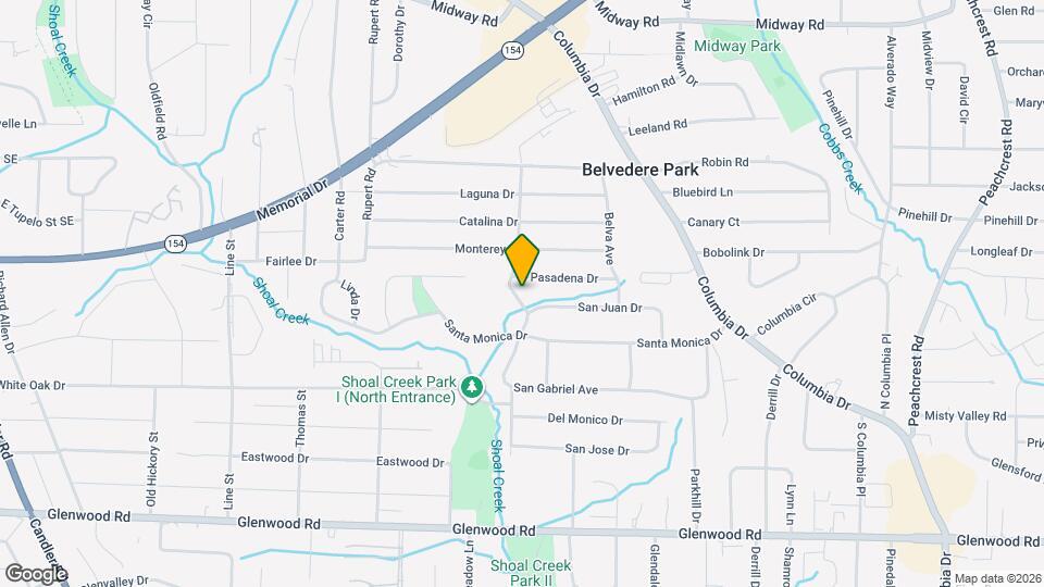 1598 San Gabriel Ave Map and Location Details