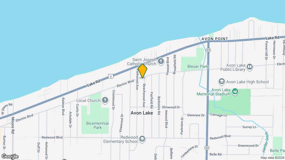 126 Beachwood Ave Map and Location Details