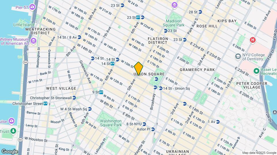 7 E 14th St Map and Location Details