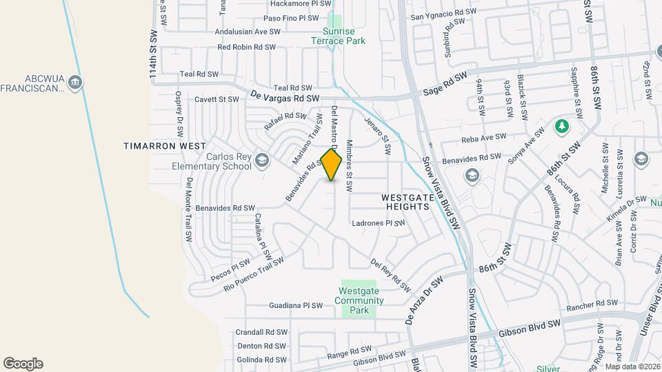 1225 Del Mastro Dr SW Map and Location Details