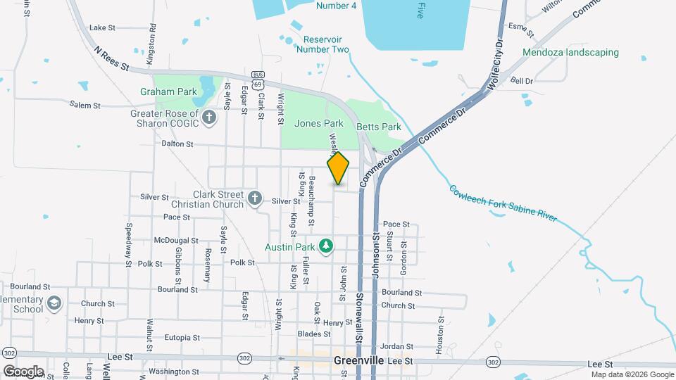 1223 Wesley St Map and Location Details