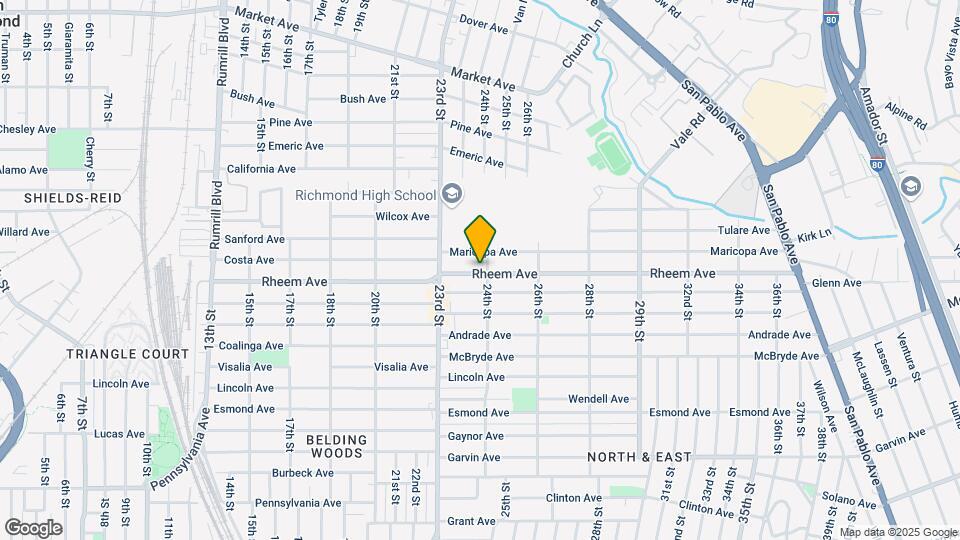 2363 Rheem Ave Map and Location Details