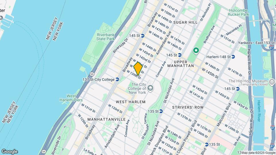 508 W 139th St Map and Location Details