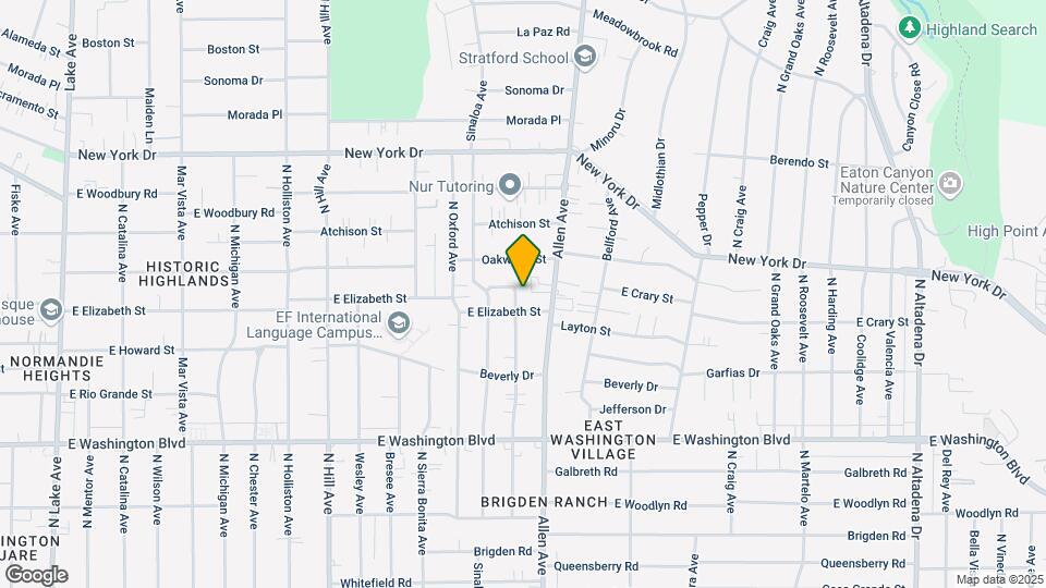 1616 N Dominion Ave Map and Location Details