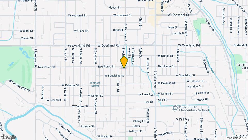 1809 S Shoshone St Map and Location Details