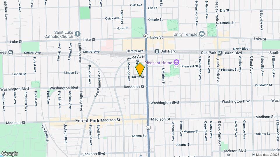 7222 Dixon St Map and Location Details