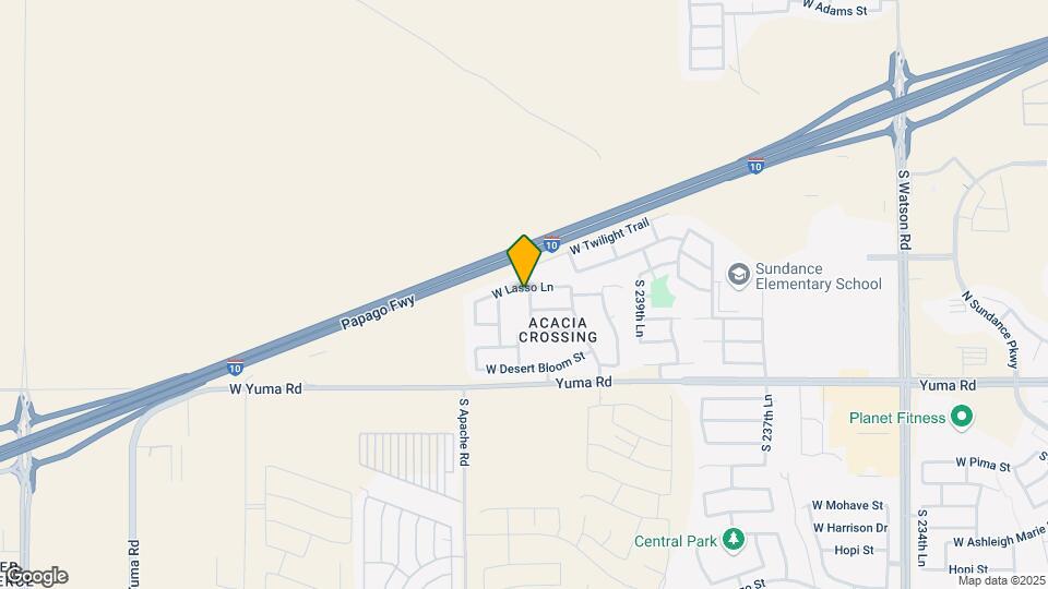 24173 W Lasso Ln Map and Location Details