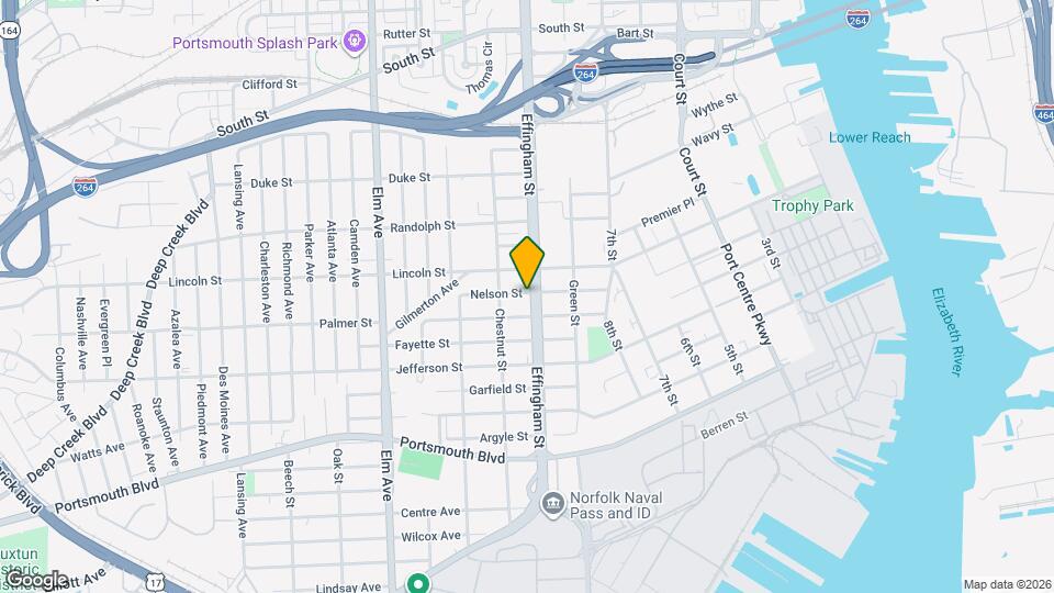 2000 Effingham St Mapa y Detalles de la Ubicación