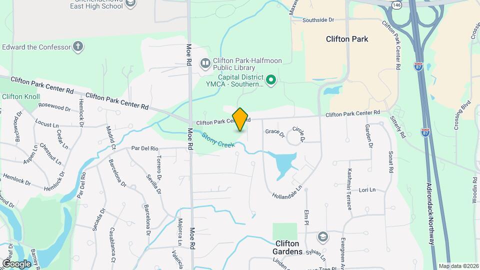 492 Clifton Park Center Rd Map and Location Details