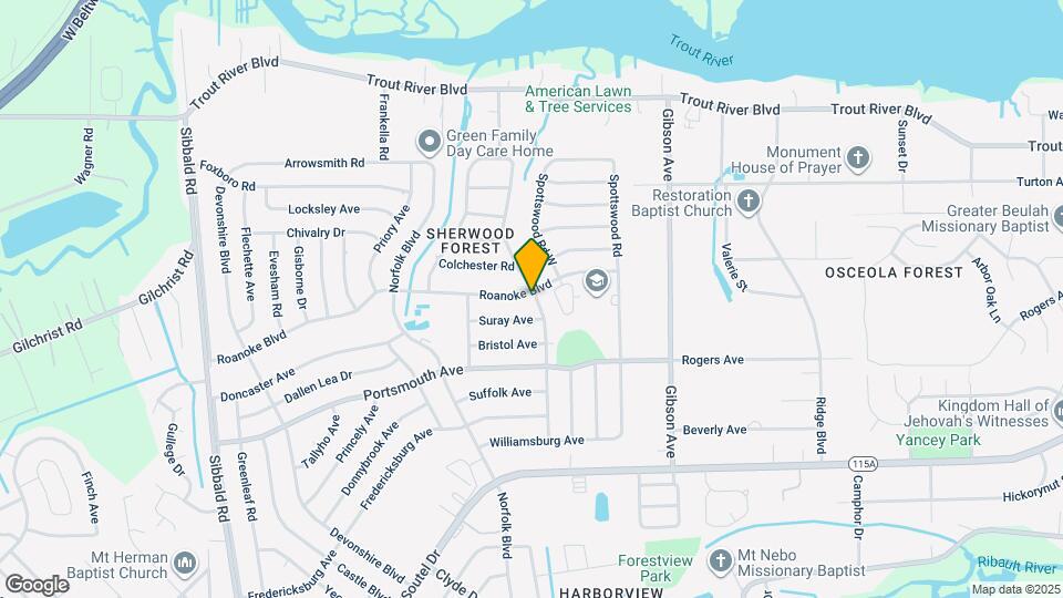 4602 Roanoke Blvd Map and Location Details